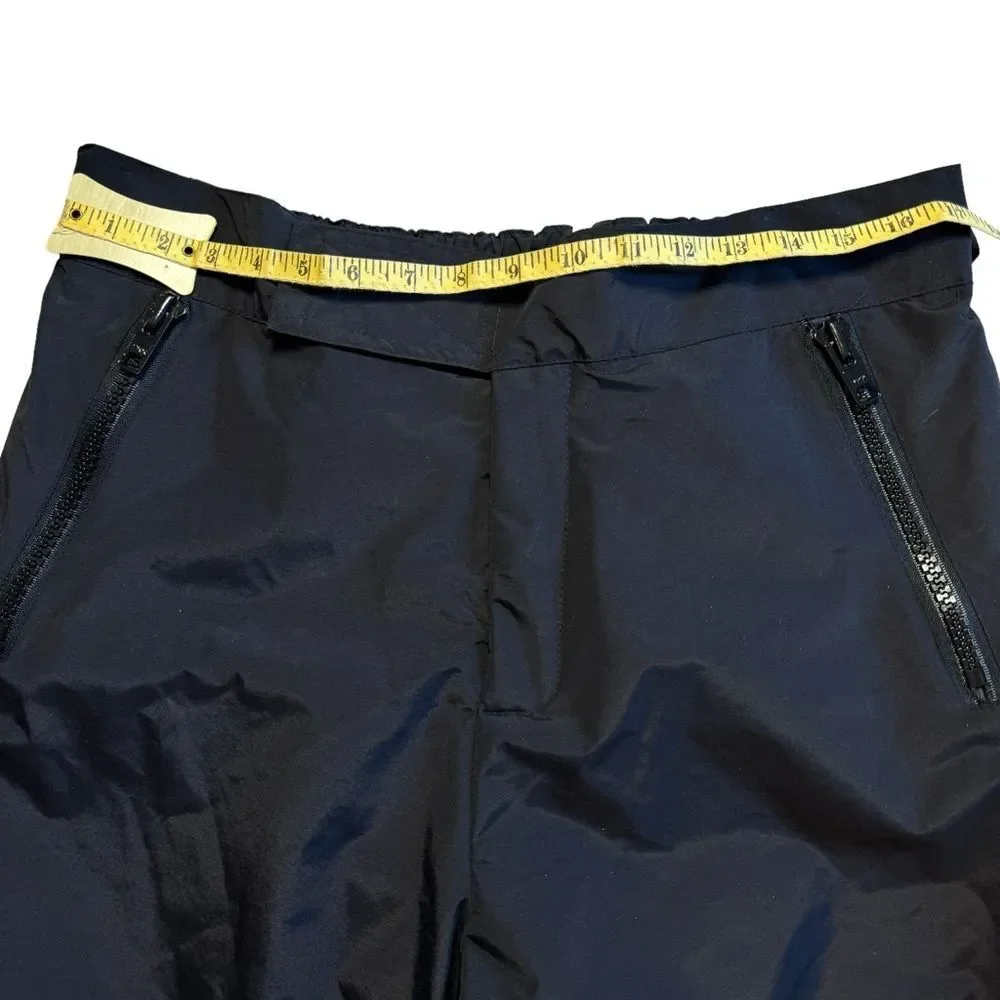 Beater Wear Unisex Black Weatherproof Ski Snowboard Pants Size Large